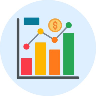 Ticaret şeması. Web simgesi basit illüstrasyon