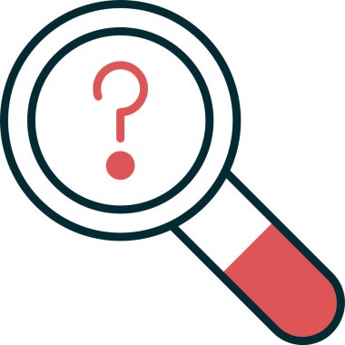 Ara. Web simgesi basit illüstrasyon 