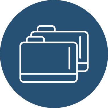 iş dizini, basit vektör resmi