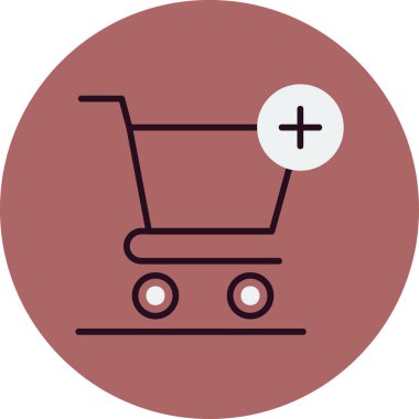 Web simgesi satın al, vektör illüstrasyonu