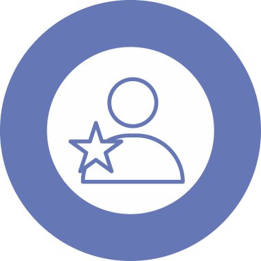 Popüler. Web simgesi basit illüstrasyon