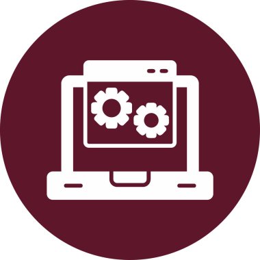 Gelişme. Web simgesi basit illüstrasyon