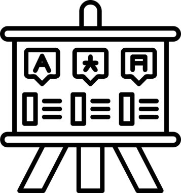 Dilbilim simgesi vektör illüstrasyon tasarımı