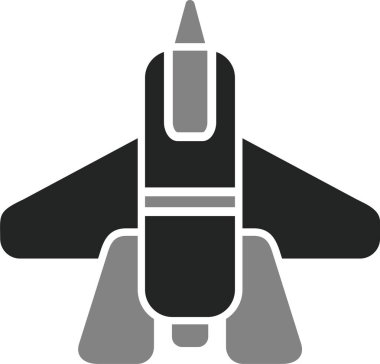 Uçak. Web simgesi basit illüstrasyon