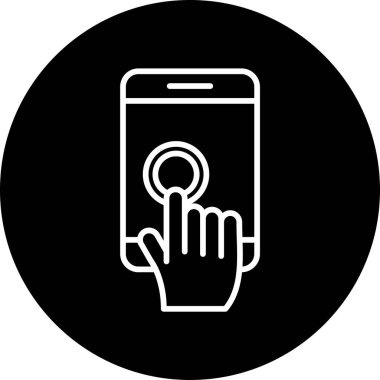 self servis. Web simgesi basit illüstrasyon