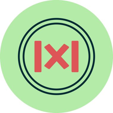 Değer modern simgesinin vektör illüstrasyonu