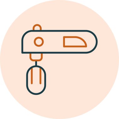 Karıştırıcı web simgesi basit illüstrasyon