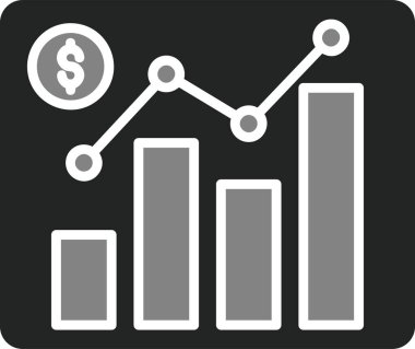 Piyasa. Web simgesi basit illüstrasyon