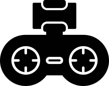 Dijital uygulamalar için tasarlanmış bir oyun denetleyicisini gösteren resim.