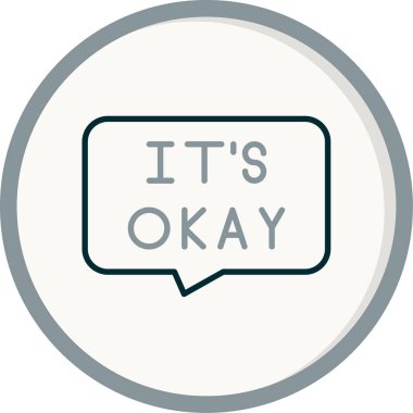 Tamam vektör simgesi çizimi