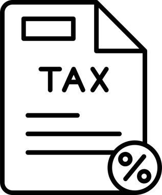 Soyut bir vergi belgesini içeren çevrimiçi arayüz grafiği.