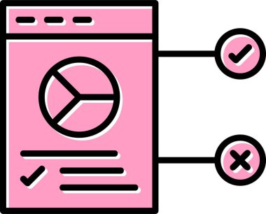 Yöntem ağ simgesi vektör illüstrasyonu