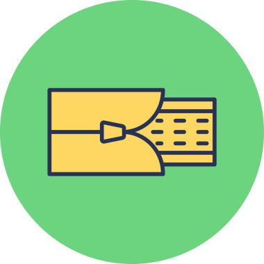 Basit çarşaf. Web simgesi illüstrasyonu