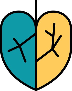 Colocasia Tropikal Bitki Simgesi Vektör İllüstrasyonu 