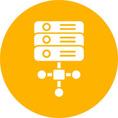 ağ paylaşım sunucu vektör illüstrasyonu