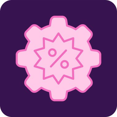 Bir satış simgesinin vektör illüstrasyonu 