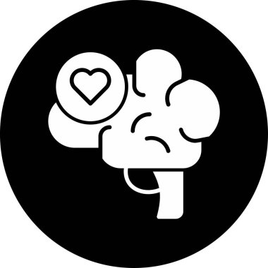 Zihinsel Sağlık ikonu konsept vektör çizimi