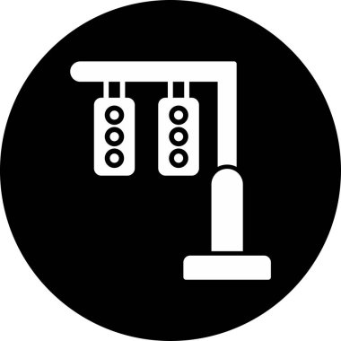 Trafik Işıkları Web simgesi çizimi