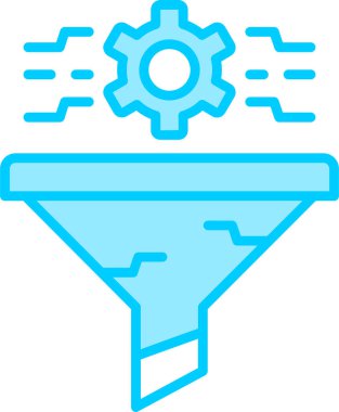 filtre ağ simgesi vektör illüstrasyonu