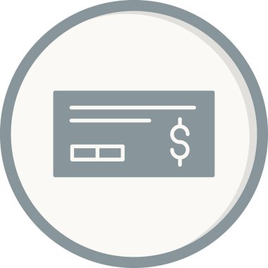 para düz simge vektör illüstrasyonunu kontrol et