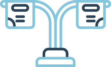 Banner web simgesi, illüstrasyon tasarımı 