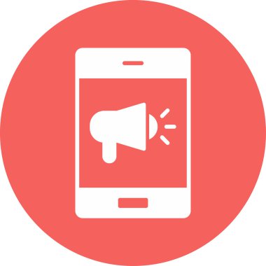 Pazarlama simgesinin basit çizgisi