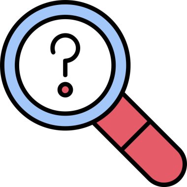 Ara. Web simgesi basit illüstrasyon 