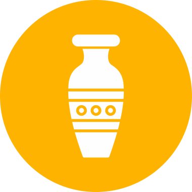 Vazo. Web simgesi basit illüstrasyon