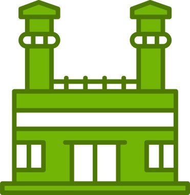 Hapishane simgesi vektör illüstrasyonu 