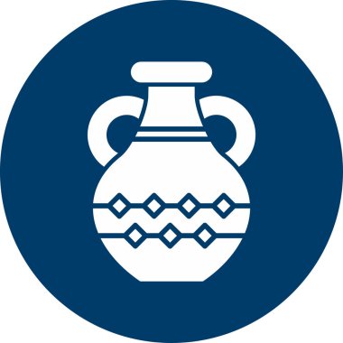 Vazo. Web simgesi basit illüstrasyon