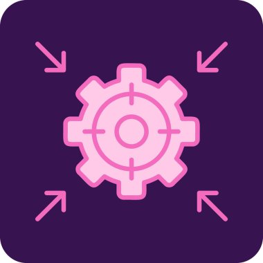 hedef simge, vektör illüstrasyonu basit tasarım