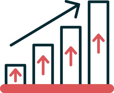 Gelişme kariyeri. Web simgesi basit illüstrasyon