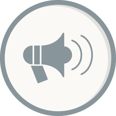 Basit duyuru vektörü düz illüstrasyon