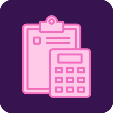 Pano simgesi, vektör illüstrasyonu basit tasarım