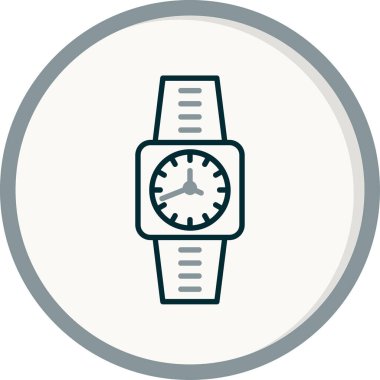 smartwatch simgesi, vektör illüstrasyonu basit tasarım