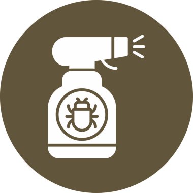 Böcek Kovucu Sprey Simgesi. Piksel Mükemmel, Düzenlenebilir Vuruş Tasarımı