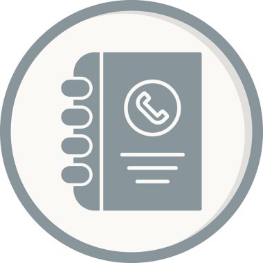 Telefon rehberi vektör illüstrasyonuName 