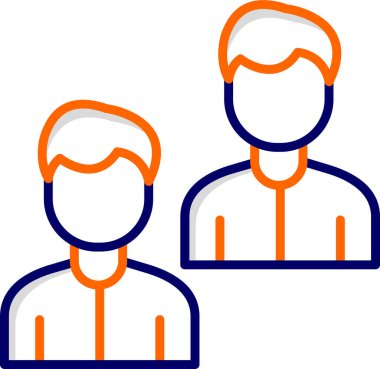 Takım. Web simgesi basit illüstrasyon