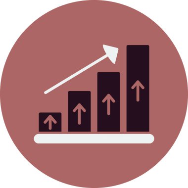 Gelişme kariyeri. Web simgesi basit illüstrasyon