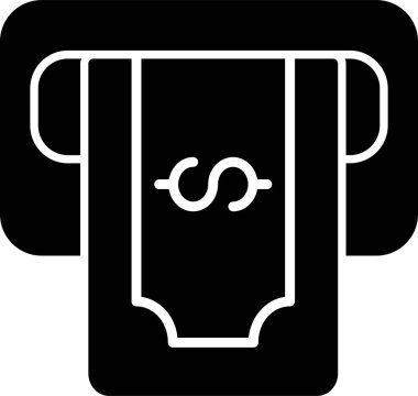 Dolar. Web simgesi basit illüstrasyon