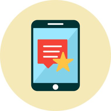 Geri besleme modern simgesinin vektör illüstrasyonu