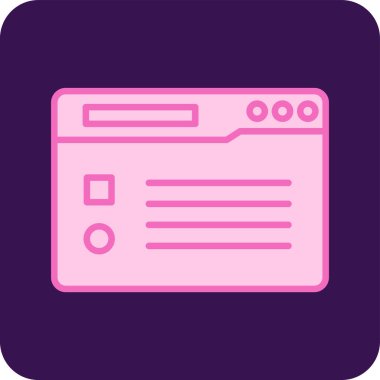 Web kullanımı için tasarlanmış kontrol listesi sembolünün grafiksel çizimi.