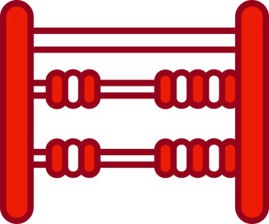 Abaküs. Web simgesi basit illüstrasyon 