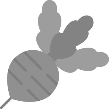 Turp ağ simgesi, basit vektör illüstrasyonu