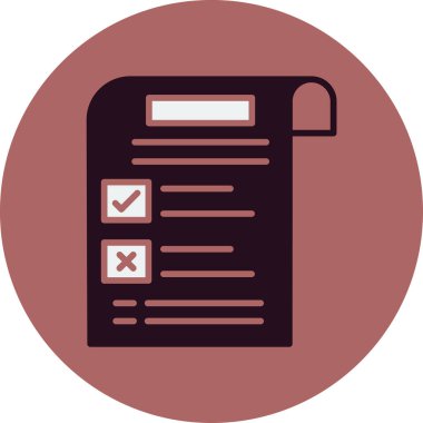 Kurallar. Web simgesi basit illüstrasyon