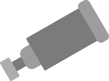 teleskop simgesi vektör illüstrasyonu