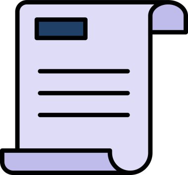 Bills Web simgesi basit illüstrasyon