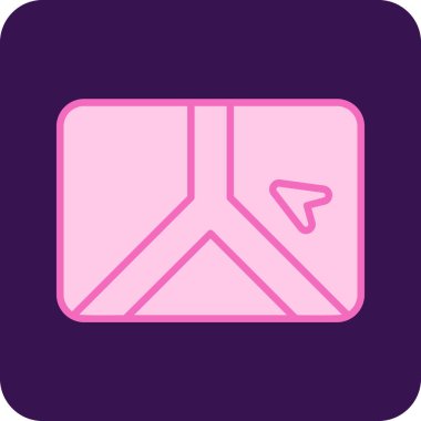 Basit Web Gezgin simgesi vektörü