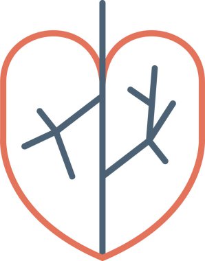 Colocasia Tropikal Bitki Simgesi Vektör İllüstrasyonu 