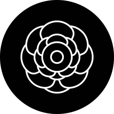 Rafflesia web simgesi vektör illüstrasyonu